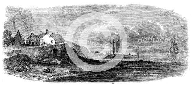 The Shellfish Supplies: shellfish-catchers' cottage at Canty Bay, 1862. Creator: Unknown.