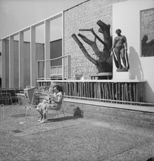 Homes and Gardens Pavilion, Festival of Britain, South Bank, Lambeth, London, 1951. Artist: MW Parry.