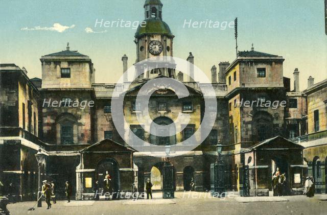 Horse Guards, Whitehall, London, c1910.  Creator: Unknown.