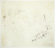Plan der innern Stadt Wien mit dem Gebiete der Stadt-Erweiterung, 1860s. Creator: Unknown.