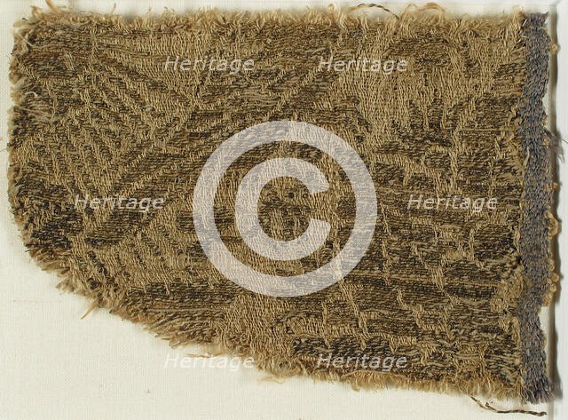 Textile with Eagle, Rayed Sun, and Flowers, Italo-Arabic, 14th century. Creator: Unknown.