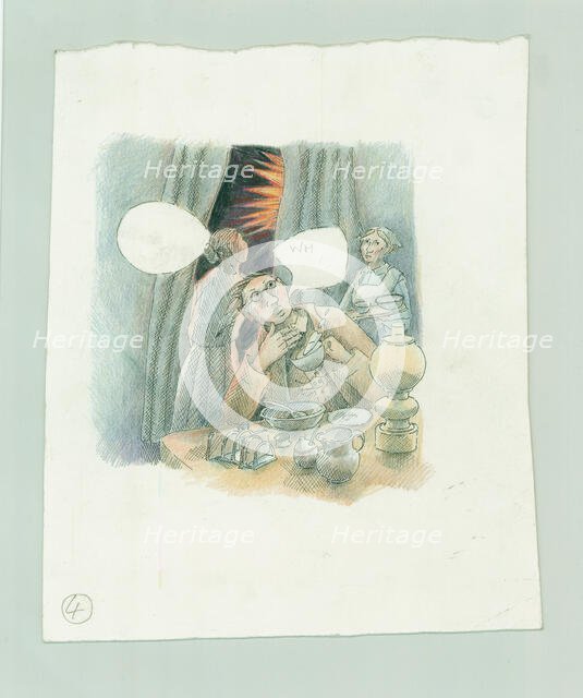 German naval bombardment of Scarborough, North Yorkshire, 1914 (2014). Creator: Judith Dobie.