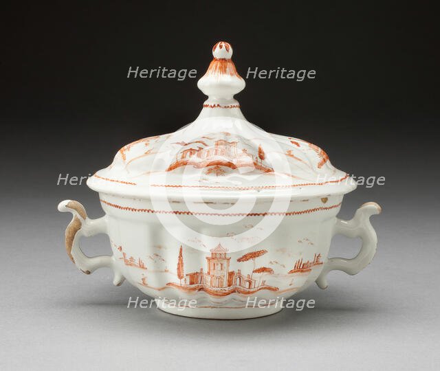 Covered Bowl, Venice, Mid 18th century. Creator: Unknown.