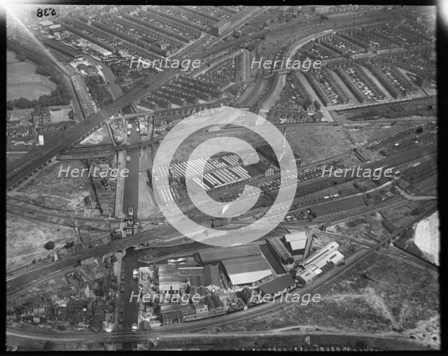 The Mazawattee Tea Company by the Surrey Union Canal, New Cross, London, c1930s. Creator: Arthur William Hobart.