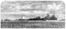 The Voyage of H.M.S. Challenger: St. Paul's Rocks, from the east, 1873. Creator: RCH.