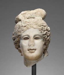 Head of Apollo (Belvedere type), late 2nd century A.D. Creator: Unknown.