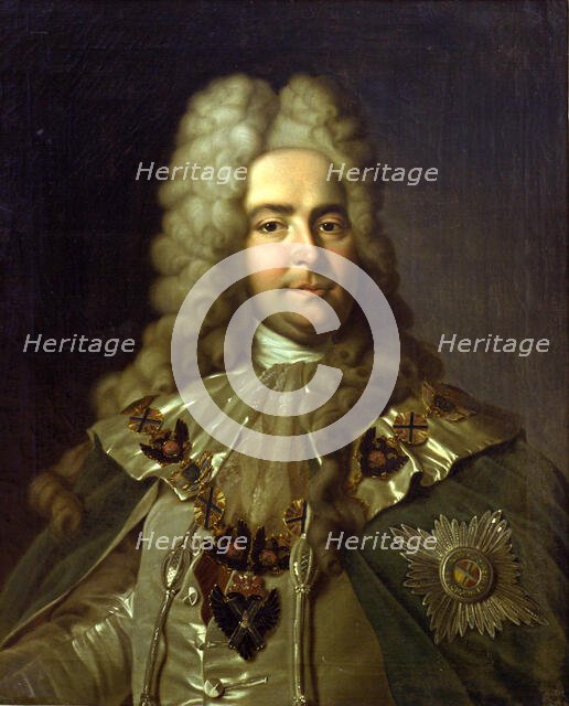 Portrait of Count Pavel Ivanovich Yaguzhinsky (1683–1736), Second Half of the 18th cen. Creator: Anonymous.