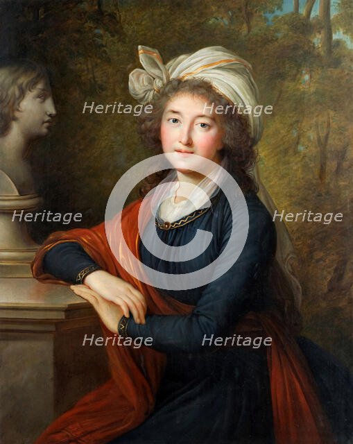 Portrait of Princess Elzbieta Izabela Lubomirska, née Countess Czartoryska (1736-1816), 1793. Creator: Vigée Le Brun, Louise Élisabeth (1755-1842).
