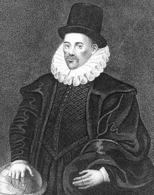 William Gilbert, English physician, late 16th century. Artist: Unknown