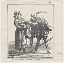 Prenez garde, madame la Majorité!, 1871. Creator: Honore Daumier.
