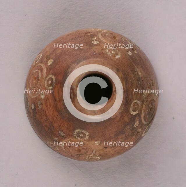 Spindle Whorl, Iran, 9th-10th century. Creator: Unknown.