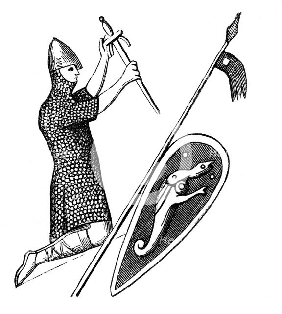 King William as represented on his seal, (1870). Artist: Unknown