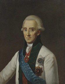 Portrait of Admiral Vasily Chichagov (1726-1809) . Creator: Anonymous.