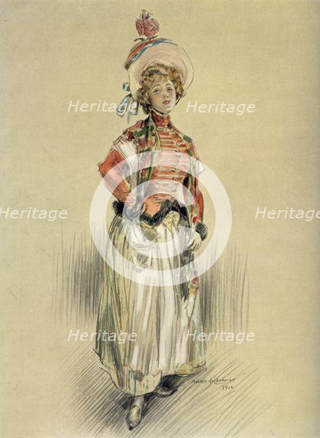 'Mlle. Bresil - Role de Mlle. Senedor. - La Montansier', 1904. Creator: Maurice De Lambert.