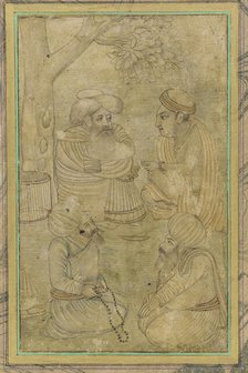 A Hindu and three Mahometans, 17th century. Creator: Unknown.