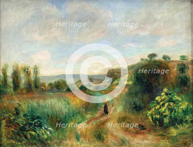 Paysage à Cagnes, 1898. Creator: Renoir, Pierre Auguste (1841-1919).