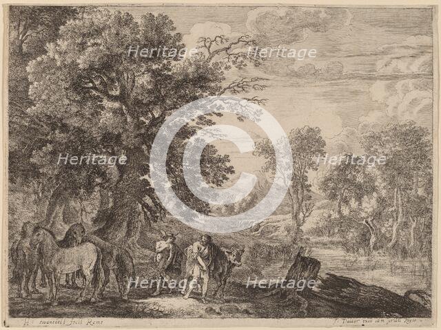 Mercury Silencing Battus. Creator: Herman van Swanevelt.
