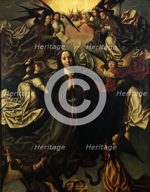 The Assumption of the Blessed Virgin Mary. Artist: Fernandes, Vasco (c.1475-c.1542)