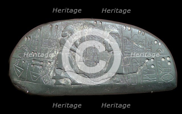 The Sumerian 'Blau Tablet', 30th century BC. Artist: Unknown