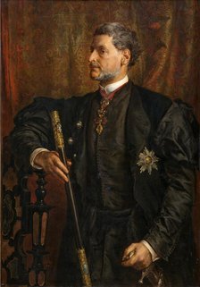 Portrait of Alfred Potocki, 1879. Creator: Jan Matejko.