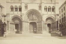 The Cathedral of St. Lawrencefrom the north west..., Genoa, 1870-1880.  Creator: Alfredo Noack.