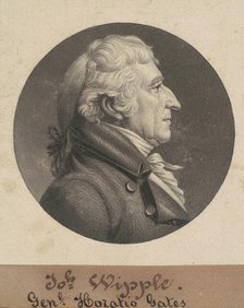 Joseph Whipple, 1805. Creator: Charles Balthazar Julien Févret de Saint-Mémin.