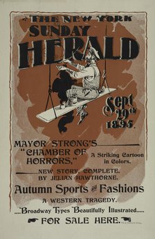 The New York Sunday herald. Sept. 29th 1895, c1893 - 1897. Creator: Unknown.