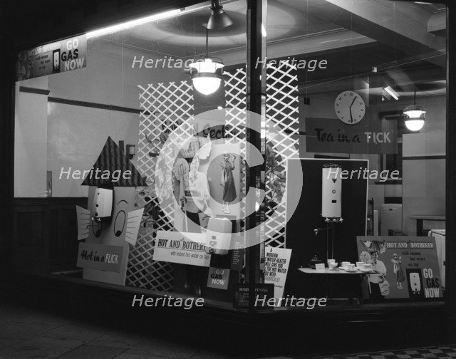 East Midlands Gas Board shop window, Rotherham, South Yorkshire, 1961. Artist: Michael Walters