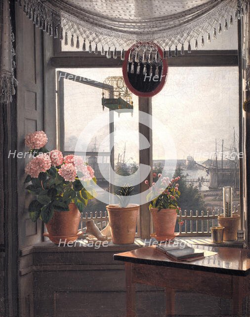 View from the Artist's Window, 1823-1827. Creator: Martinus Rorbye.