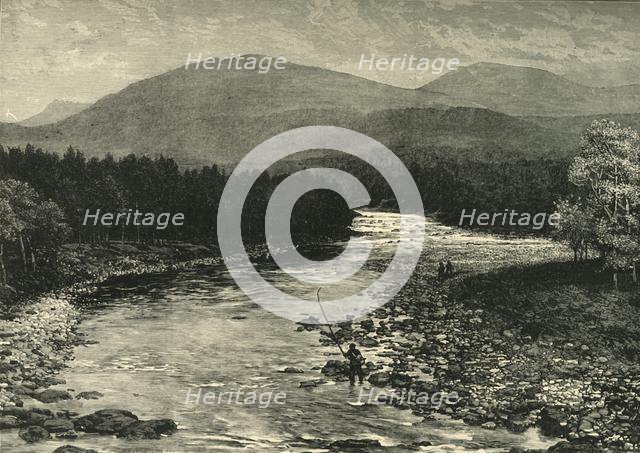 'View from the Old Bridge, Invercauld, Braemar', 1898. Creator: Unknown.
