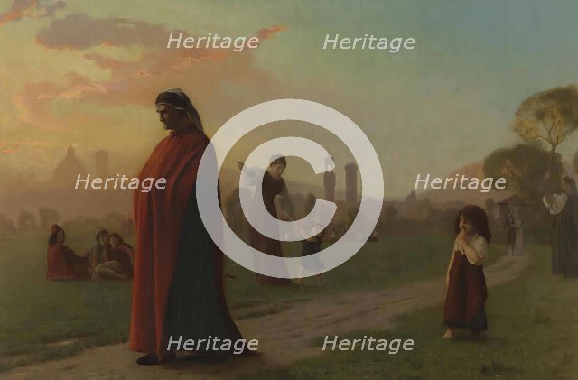 Dante (He Hath Seen Hell) , 1864. Creator: Gerôme, Jean-Léon (1824-1904).