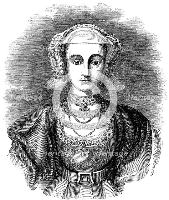 Anne of Cleves (1515-1557), fourth wife of Henry VIII of England, 19th century. Artist: Unknown