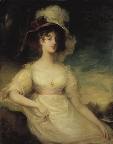 Portrait of a lady, c1830s. Creator: Workshop of Thomas Lawrence.