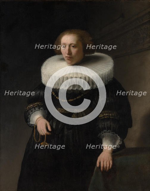 Portrait of a Woman, probably a Member of the Van Beresteyn Family, 1632. Creator: Rembrandt Harmensz van Rijn.