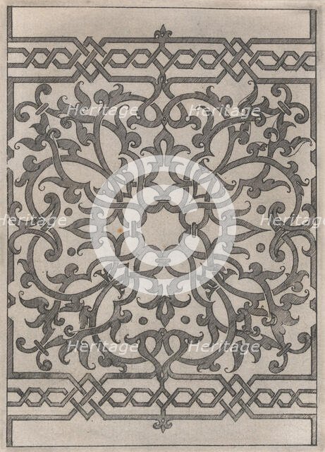 Copies after the 'Livre contenant passement de moresques' (plate 10), 19th century (?). Creator: Jacques Androuet Du Cerceau.