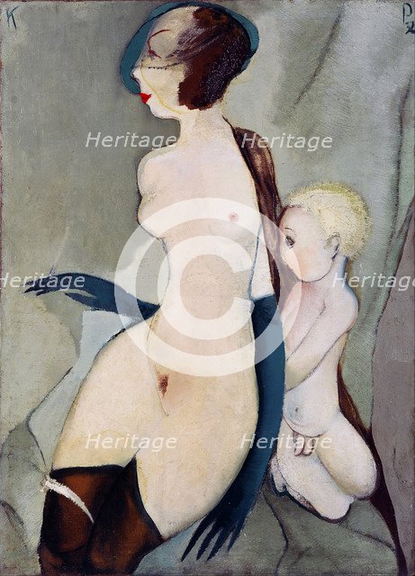 Madonna of Marijas Street, 1932. Artist: Padegs, Karlis (1911-1940)