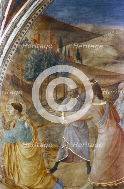 'The Stoning of St Stephen', mid 15th century. Artist: Fra Angelico
