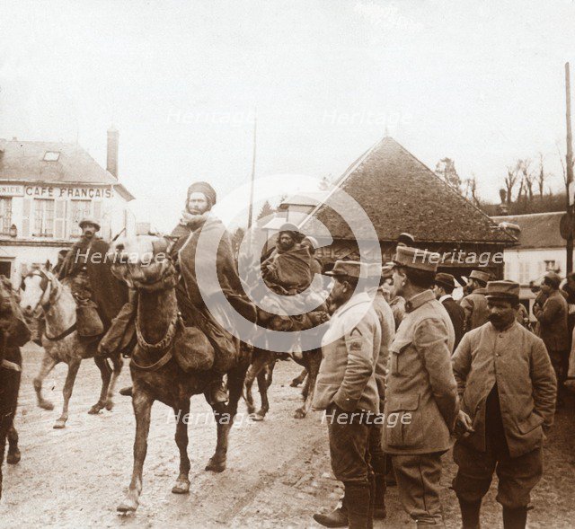 North African soldiers, c1914-c1918. Artist: Unknown.