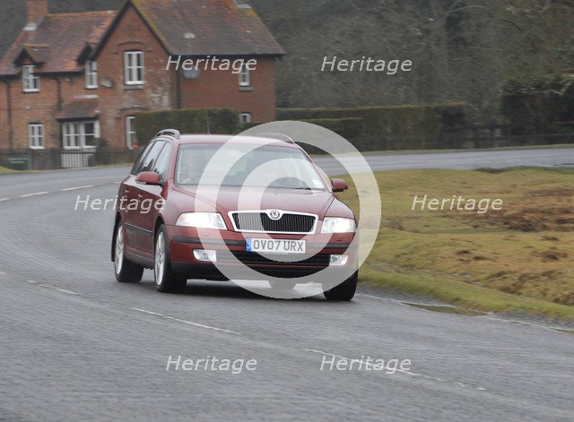 2007 Skoda Octavia estate. Artist: Unknown.