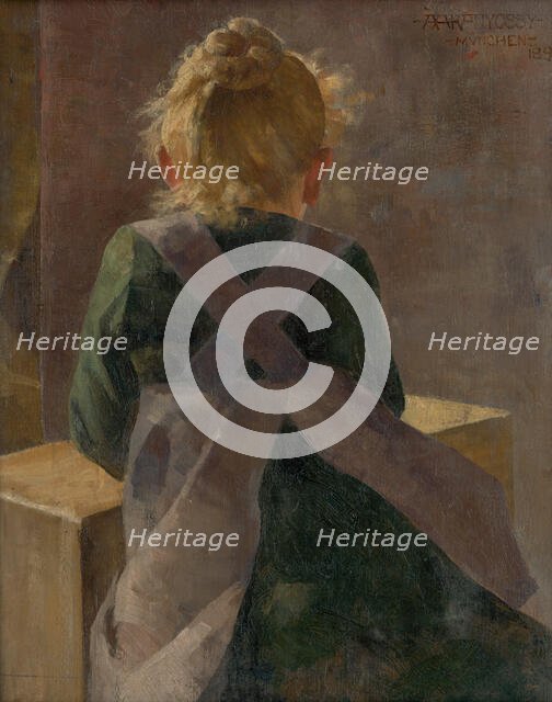 Little Girl, 1893. Creator: Akos von Aranyossy.