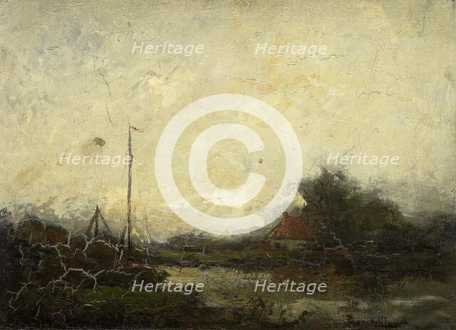 Landscape, 1890-1920. Creator: Franz Helfferich.