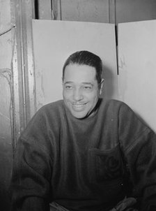 Portrait of Duke Ellington, Zanzibar, New York, N.Y., ca. July 1946. Creator: William Paul Gottlieb.