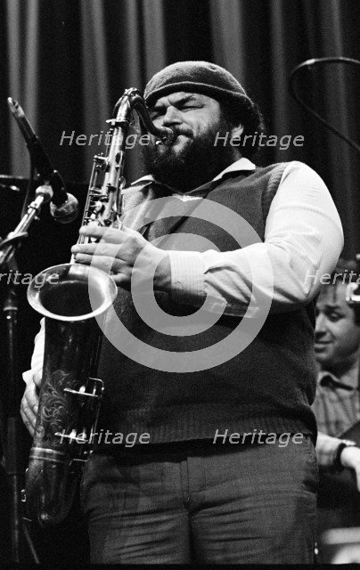 Sal Nistico, Shaw Theatre, London, March, 1985.   Artist: Brian O'Connor.