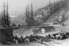'View at Simla', 1845. Creator: William Purser.