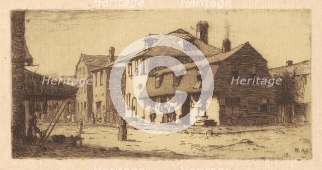 Thames Street, Newport, 1881. Creator: Charles A Platt.