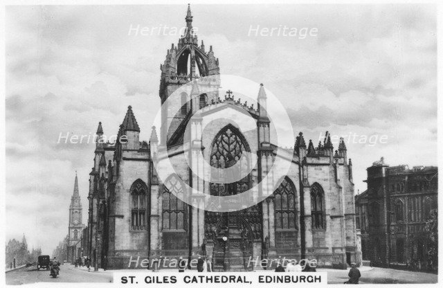 St Giles' Cathedral, Edinburgh, 1937. Artist: Unknown