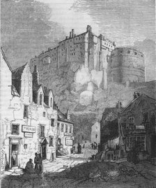 'Edinburgh Castle', 1843, (1845). Artist: John Jackson.