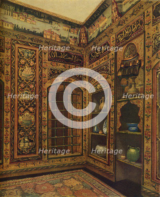 16th-17th Century Old Panelled Room from Damascus, 1913. Artist: Unknown