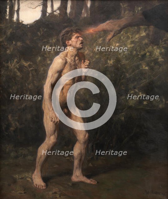 Cain, 1891. Creator: Paulsen, Julius (1860-1940).