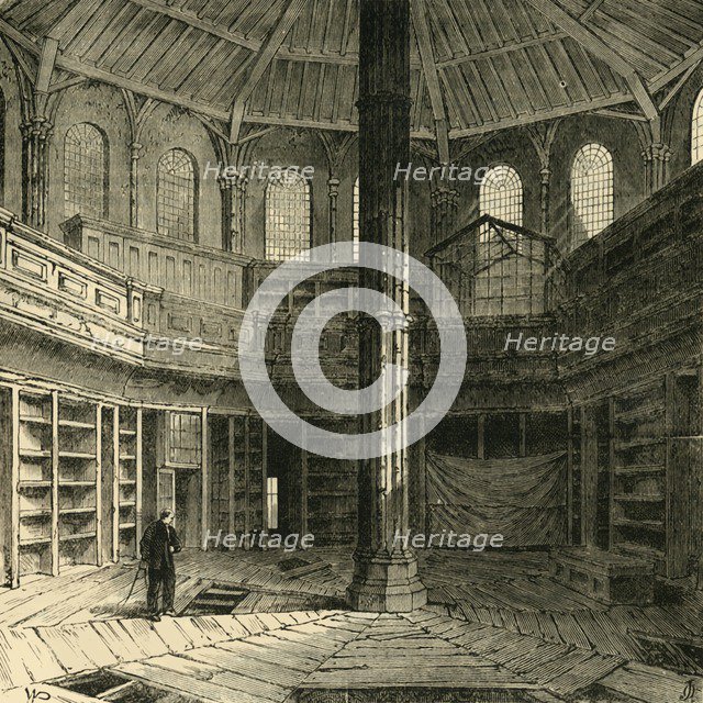 'The Chapter House Previous to its Restoration', (1881). Creator: Unknown.